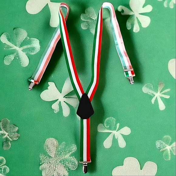 Other - Striped suspenders, color: Flag of Italy